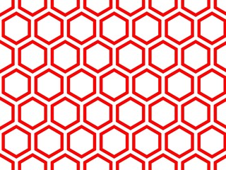 亀甲　日本　伝統　文様　シームレス　ハニカム　六角