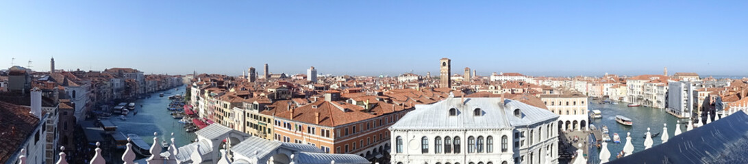 Obraz premium Vue sur Venise et le grand canal.