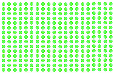 Multiple turquoise green circles. Pattern drawing