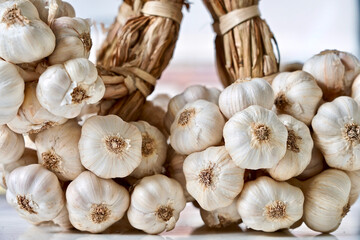 Garlic glove, garlic can be used in many different dishes of foods 