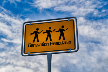 Generation Head Down Wegweiser