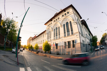 Fototapeta na wymiar City hall of Timisoara Building