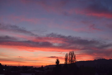 cielo rojo