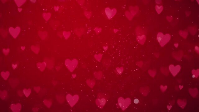 hearts seamless pattern sweet heart love animation