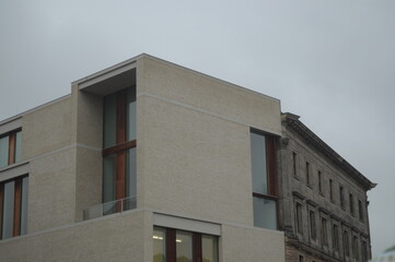 facade of a building with a balcony