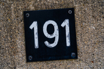 Hausnummer 191