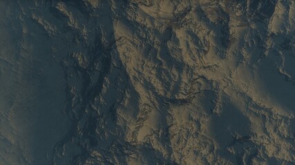 abstract aerial view, abstract cosmic texture, top view of alien planet, texture of th exo planet, abstract texture 3d render

