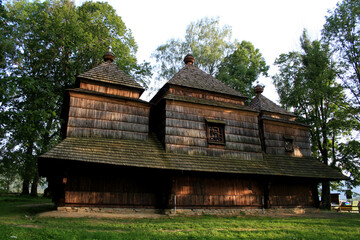 St. Michael Archangel's Church in Smolnik, Bieszczady Mountains, Poland
