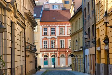 Bratislava old town has many beautiful buildings