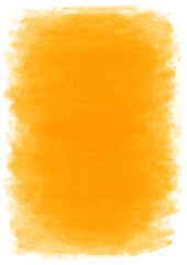 Orange vertical watercolor backdrop. Vector.