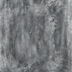 Dark silver metallic background with texture in square orientation. Silver leaf.