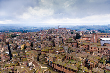 Obraz premium view of siena city