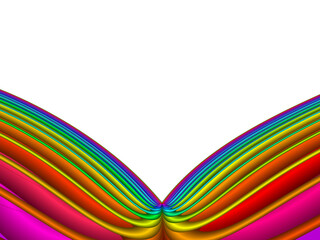 abstract rainbow book background