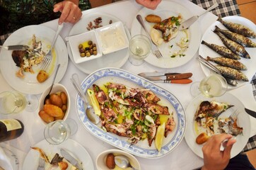 table in restaurant
