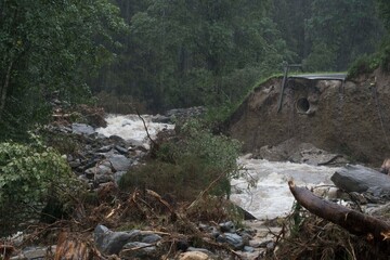 destruction and devastation caused by floods