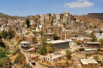 Obraz premium Jiblā - town in south-western Yemen.