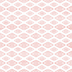 Geometric kilim ikat pattern with grunge texture
