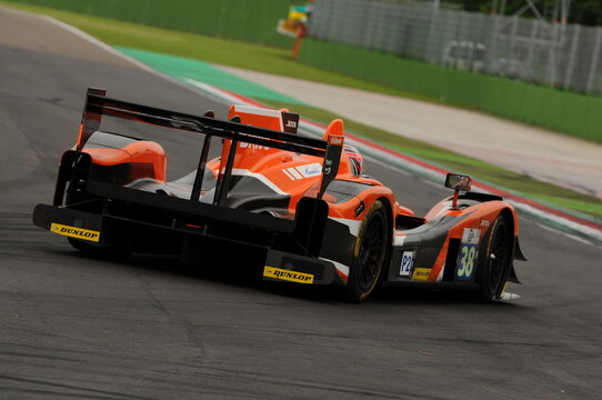 Imola, Italy May 13, 2016: Gibson 015S - Nissan, Driven By Simon Dolan And Harry Tincknell, In Action During The European Le Mans Series - 4 Hours - Imola, Italy.