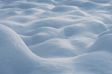smooth snow surface