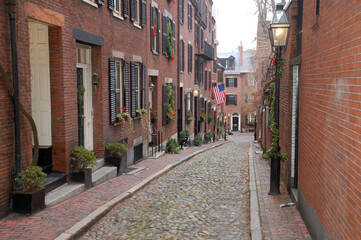 Fototapeta na wymiar Boston Alley