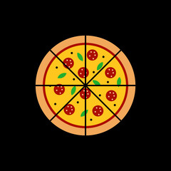Pizza vector.