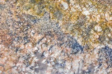 Colored stone marble slab with abstract pattern wall texture granite background