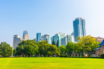 Modern city of Guangzhou, China