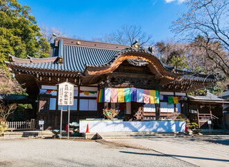 Obraz premium 東京 深大寺本堂