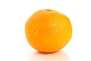 Isolated picture of orange fruit on white background.