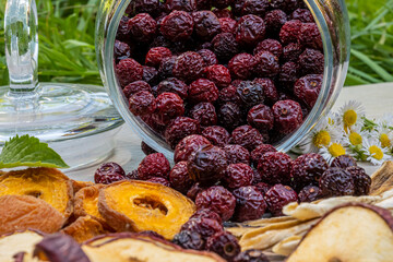 Home-made dried fruit making
