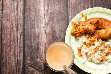 Delicious Curry Chicken Asian Favorite food. 