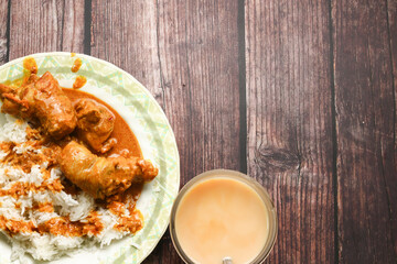 Delicious Curry Chicken Asian Favorite food. 