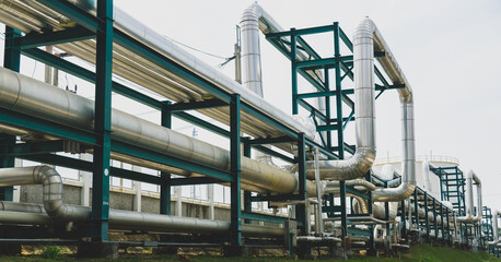 Pipeline for transporting products in chemical industry.