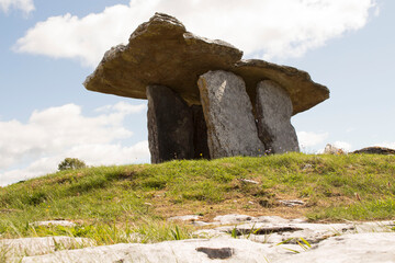 stone cross on the hill