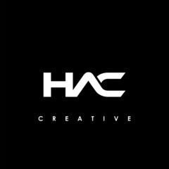 HAC Letter Initial Logo Design Template Vector Illustration
