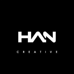 HAN Letter Initial Logo Design Template Vector Illustration