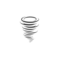 Tornado logo symbol vector