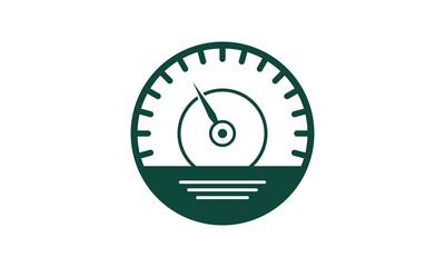 Creative speedometer vector design