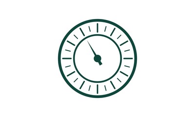 Speedometer simple vector icon