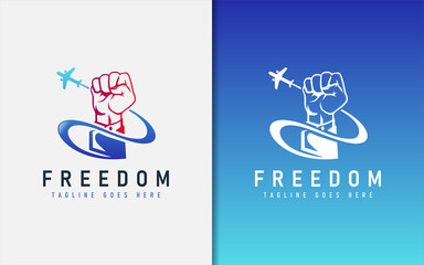 Freedom, Motivation Logo Design.