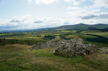 Landscapes of Ireland. Walk in the Dublin Hills.