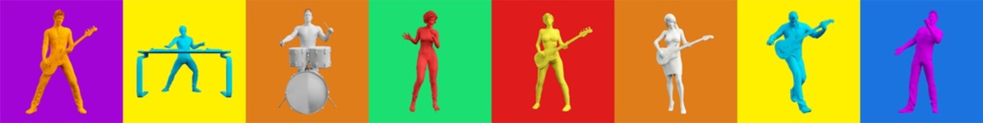 Music Band Group Playing