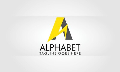 Alphabet letter A Logo