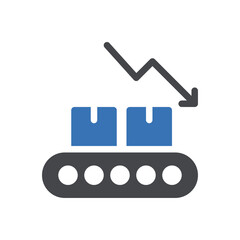 Fototapeta premium parcel conveyor down