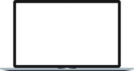 Obraz premium Laptop Mockup isolated on white background