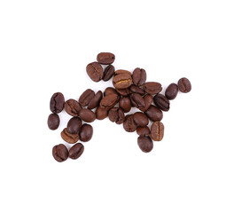 Obraz premium Coffee Beans isolated on white