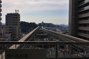 モノレール　大阪　日本