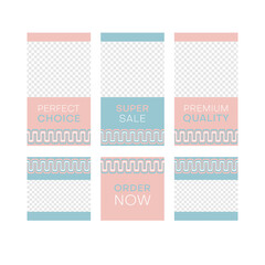 Editable design templates. Frames for web, banners, video, social media etc.