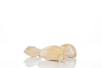 a garlic isolated on white background