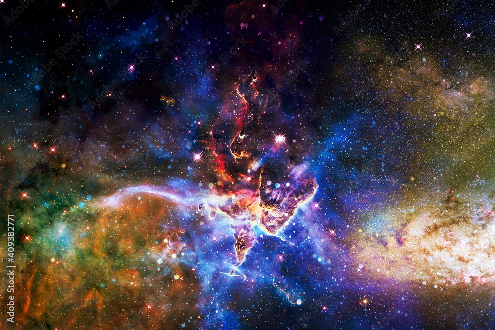 Wall mural nebula and galaxies in space.planet and galaxy - elements of this image furnished by nasa